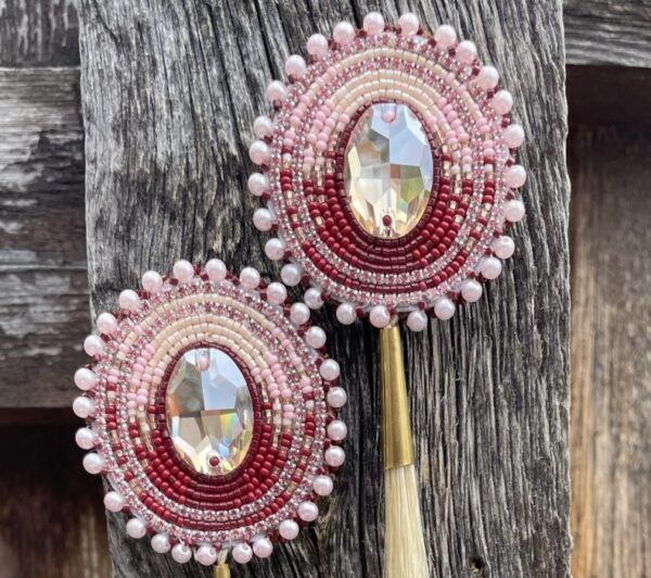 Pink Shoulder Dusters